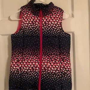 Lands End girls puffer vest